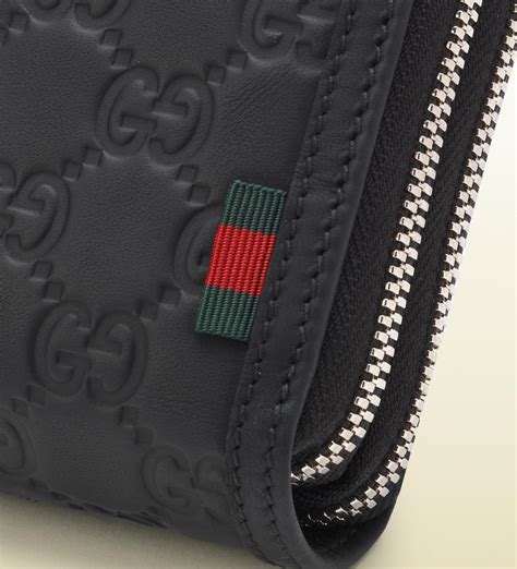 gucci wallet zip around|Gucci zippy wallet.